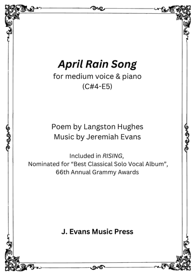 April Rain Song
